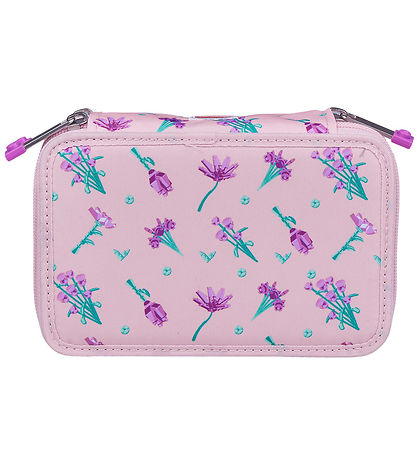 LEGO® Penalhus m. Indhold - Flowers - Lyserød