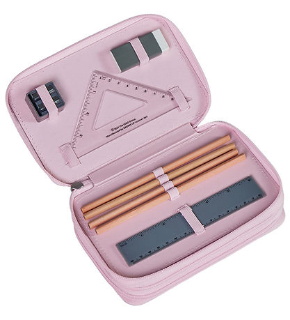 LEGO® Penalhus m. Indhold - Flowers - Lyserød