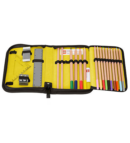 LEGO® Penalhus m. Indhold - Bricks - Sort LEGO® Penalhus m. Indhold - Bricks - Sort