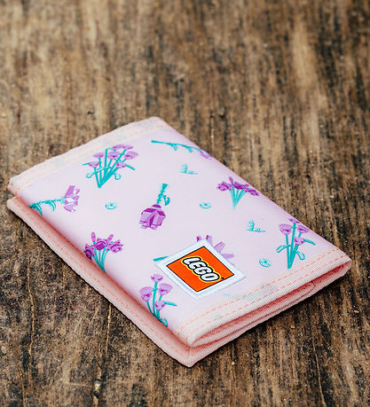 LEGO® Pung - Flowers - Lyserød LEGO® Pung - Flowers - Lyserød