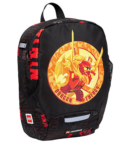 LEGO® Ninjago Børnehavetaske - Dragon Energy - 10 L - Sort