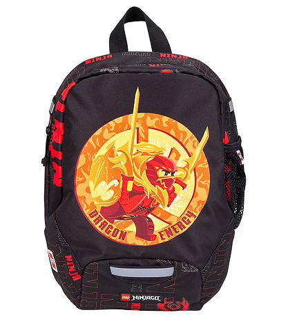 LEGO® Ninjago Børnehavetaske - Dragon Energy - 10 L - Sort