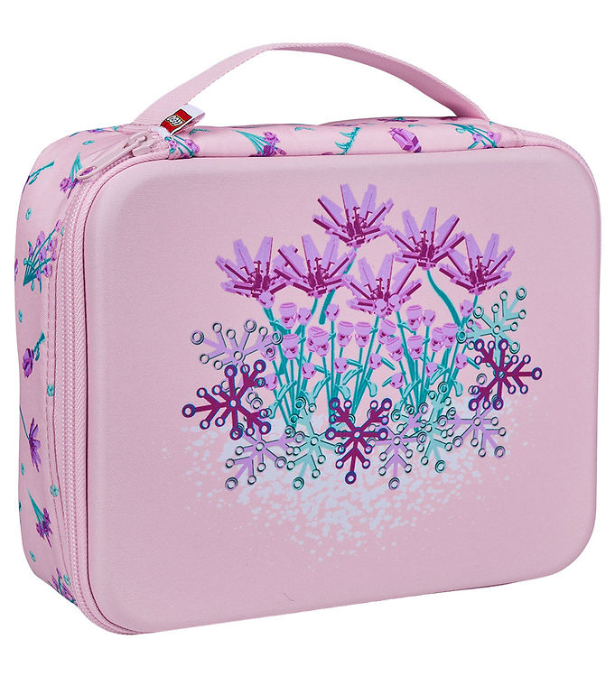 LEGO® Madkasse Taske - Flowers - 3 L - Lyserød