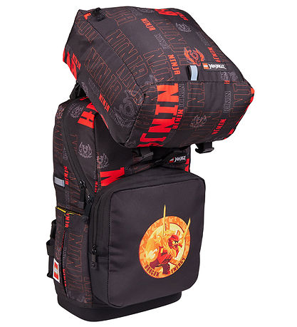 LEGO® Ninjago Skoletaskesæt - Dragon Energy - 20,5 L - Sort