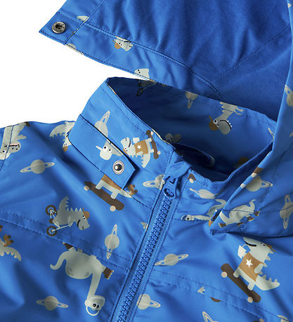 Name It Sommerjakke - NmmMax - Strong Blue/Skater Dino