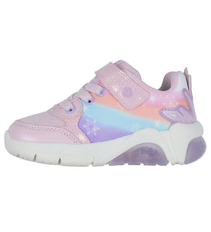 Geox Blinkesko - J Fadinlight - Disney Frozen - Pink/Lilac
