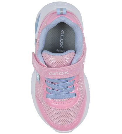 Geox Blinkesko - J Assister - Pink/Lt Sky