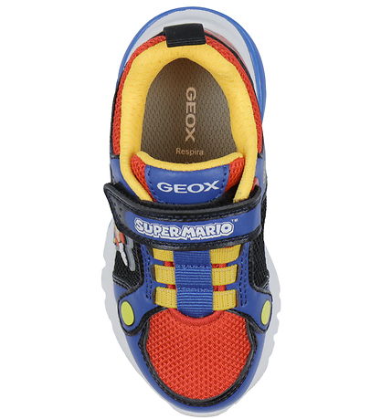 Geox Blinkesko - J Ciberdron - Super Mario - Royal/Red