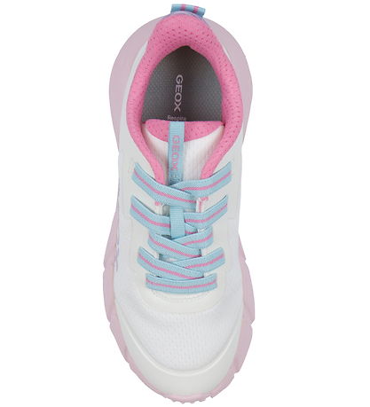 Geox Sko - J Flexyper Fast - Hvid/Pink Geox Sko - J Flexyper Fast - Hvid/Pink