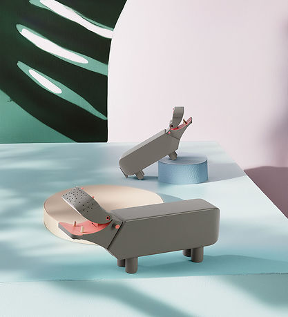 Kay Bojesen Træfigur - Flodhest - Liliput - 6 cm - Grå Kay Bojesen Træfigur - Flodhest - Liliput - 6 cm - Grå