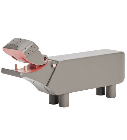 Kay Bojesen Træfigur - Flodhest - Liliput - 6 cm - Grå Kay Bojesen Træfigur - Flodhest - Liliput - 6 cm - Grå