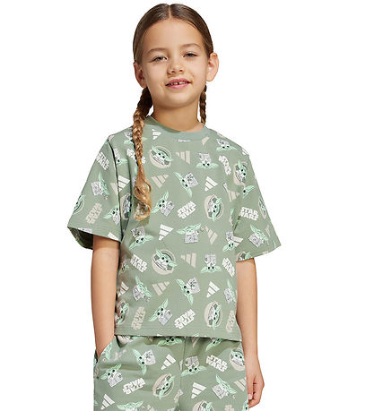 adidas Performance T-shirt - Star Wars mandalorian - Silver Gree adidas Performance T-shirt - Star Wars mandalorian - Silver Gree