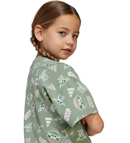 adidas Performance T-shirt - Star Wars mandalorian - Silver Gree