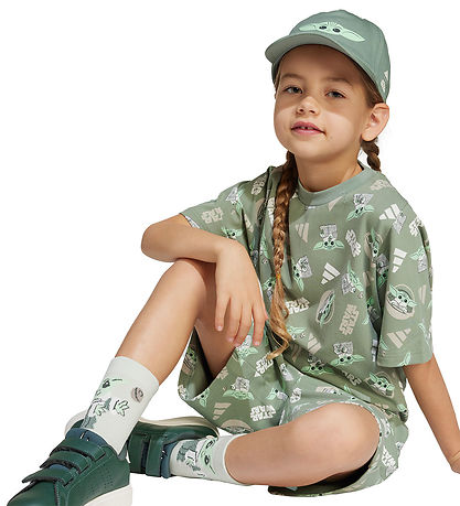 adidas Performance T-shirt - Star Wars mandalorian - Silver Gree adidas Performance T-shirt - Star Wars mandalorian - Silver Gree