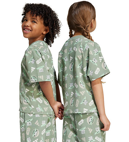 adidas Performance T-shirt - Star Wars mandalorian - Silver Gree adidas Performance T-shirt - Star Wars mandalorian - Silver Gree