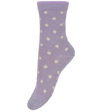 MP Strømper - Irma - Wisteria m. Prikker/Glimmer MP Strømper - Irma - Wisteria m. Prikker/Glimmer