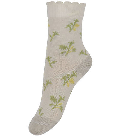 MP Strømper - 3-pak - Thora - Cream/Rosa m. Glimmer