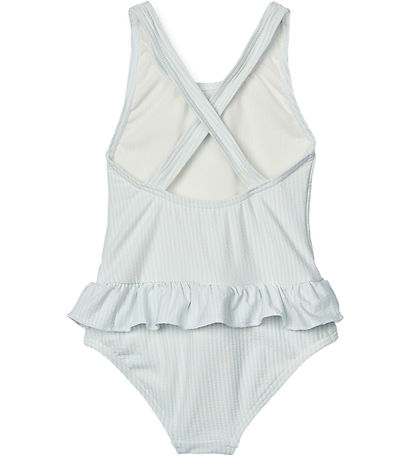 Liewood Badedragt - Amara - Y/D Stripe Pure Sky/Creme De La Crem