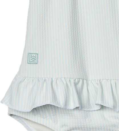 Liewood Badedragt - Amara - Y/D Stripe Pure Sky/Creme De La Crem