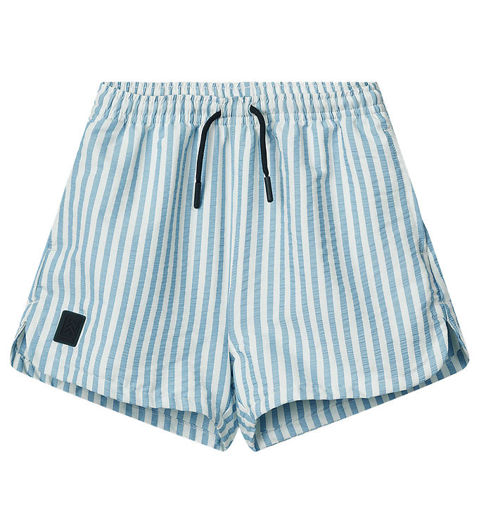 Liewood Aiden Badeshorts - Y/D Stripe Riverside/Creme De La Creme