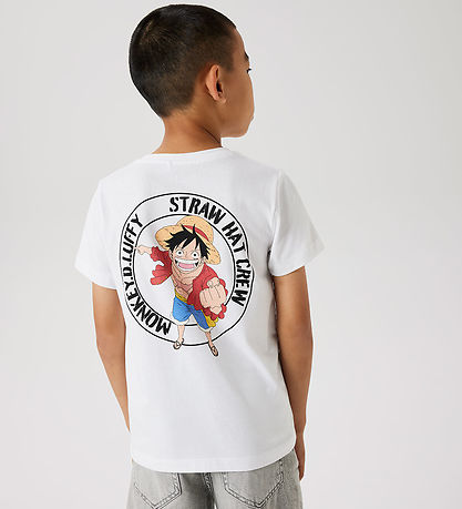 Name It T-shirt - NkmDio OnePiece - Bright White