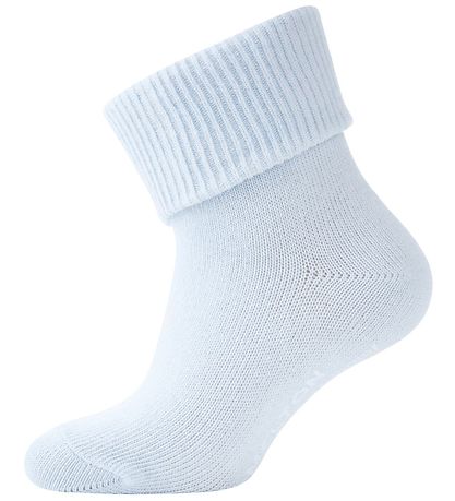 Melton Babysocken - Hellblau Melton Babysocken - Hellblau