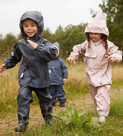 Mini A Ture Regntøj m. Seler - PU - MatWainis - Violet Ice