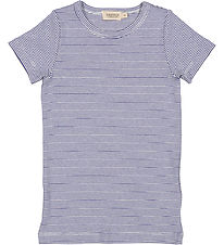MarMar T-shirt - Rib - Modal - Tago - Blue Stripe MarMar T-shirt - Rib - Modal - Tago - Blue Stripe