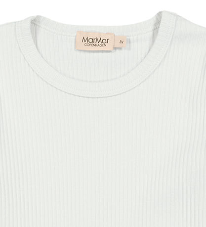 MarMar Bluse - Rib - Modal - Plain - Mint Chalk