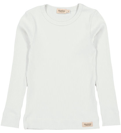 MarMar Bluse - Rib - Modal - Plain - Mint Chalk