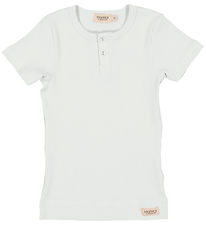 MarMar T-shirt - Rib - Modal - Mint Chalk MarMar T-shirt - Rib - Modal - Mint Chalk