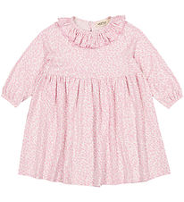 MarMar Kjole - Viskose - Diora Frill - Pink Leo MarMar Kjole - Viskose - Diora Frill - Pink Leo