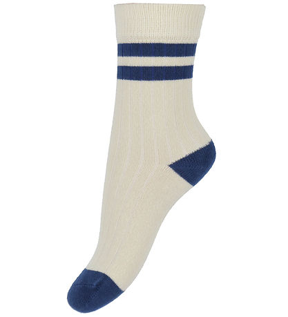 Minipop Strømper - Rib - Bambus - 3-pak - Cobalt Mix Minipop Strømper - Rib - Bambus - 3-pak - Cobalt Mix