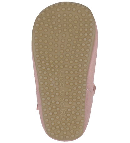 Pom Pom Hjemmesko - Beginners Ballerina Heart - Dusty Rose Pom Pom Hjemmesko - Beginners Ballerina Heart - Dusty Rose