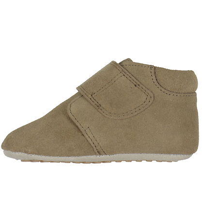 Pom Pom Skindfutter - Beginners Velcro Season - Khaki Suede