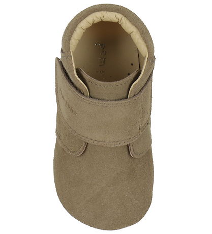 Pom Pom Skindfutter - Beginners Velcro Season - Khaki Suede