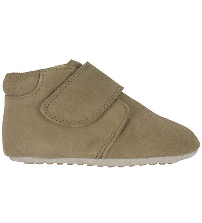 Pom Pom Skindfutter - Beginners Velcro Season - Khaki Suede Pom Pom Skindfutter - Beginners Velcro Season - Khaki Suede
