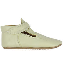 Pom Pom Ballerina Hjemmesko - T-Bar - Soft Lemon Pom Pom Ballerina Hjemmesko - T-Bar - Soft Lemon