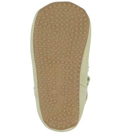 Pom Pom Ballerina Hjemmesko - T-Bar - Soft Lemon