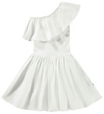 Molo Kjole - Rib - Chloey - Crisp White Molo Kjole - Rib - Chloey - Crisp White
