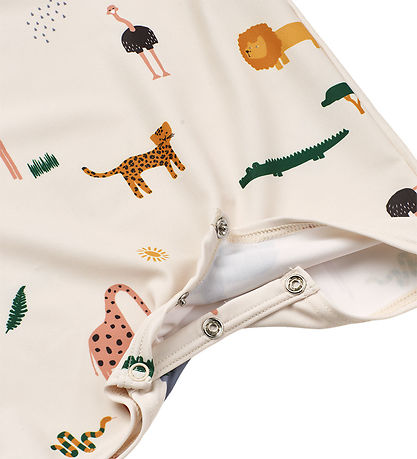 Liewood Badeheldragt - Thor - Safari Sandy Mix