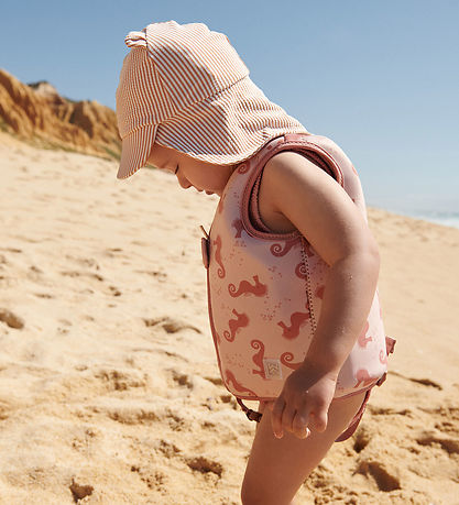 Liewood Badehat - Senia - UV40+ - Y/D Stripe Pale Tuscany/Creme Liewood Badehat - Senia - UV40+ - Y/D Stripe Pale Tuscany/Creme