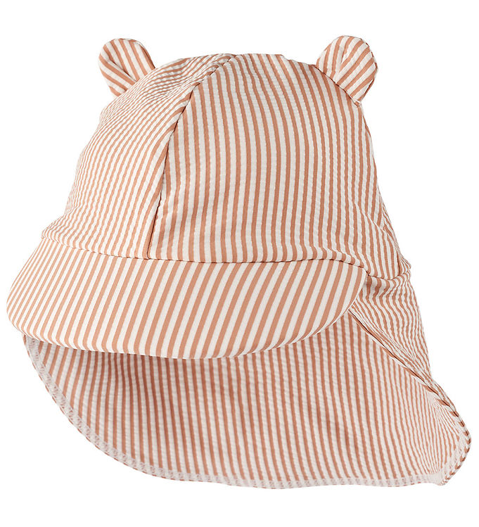 Liewood Badehat - Senia - UV40+ - Y/D Stripe Pale Tuscany/Creme