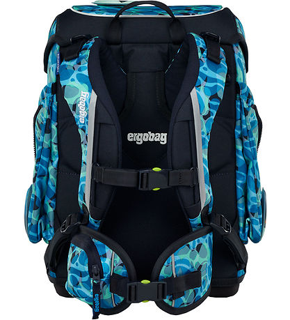 Ergobag Skoletaskesæt - Cubo - Ocean DiveBear Ergobag Skoletaskesæt - Cubo - Ocean DiveBear