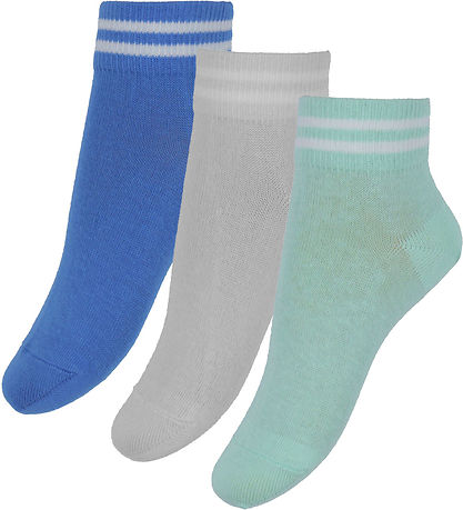 Melton Socks - 3-Pack - Sporty - Super Sonic Blue