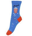 Melton Strømper - Popcorn - Super Sonic Blue Melton Strømper - Popcorn - Super Sonic Blue