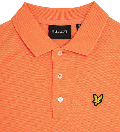 Lyle & Scott Polo - Piqué - Kinetic Orange Lyle & Scott Polo - Piqué - Kinetic Orange