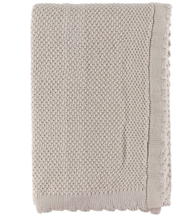 Baby Plaid - Bomuld Strikket Imp. 457 - Beige