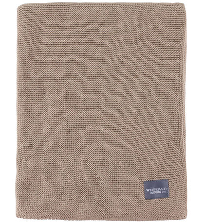 Nørgaard Madsens Plaid - Strik - 95x75 - Beige