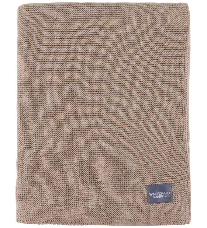 Nørgaard Madsens Plaid - Strik - 95x75 - Beige